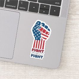 Vechten Vecht Patriottische Vist Vinyl Sticker