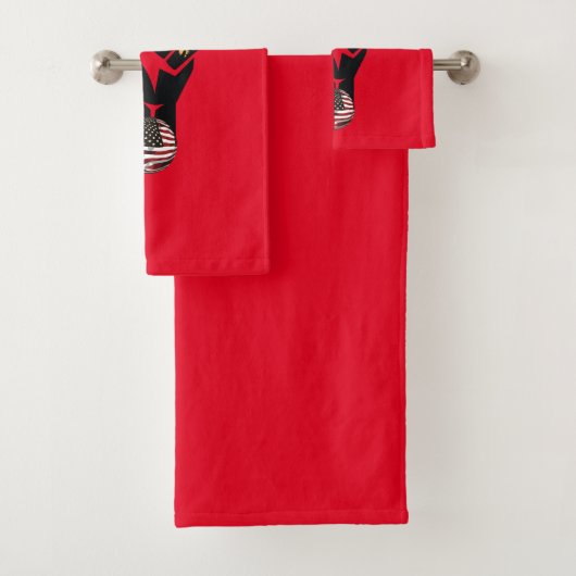 Vechten, vechten, vechten bad handdoek (Insitu)