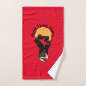 Vechten, vechten, vechten bad handdoek (Handdoek)