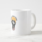 Vechten, vechten, vechten grote koffiekop (Voorkant rechts)