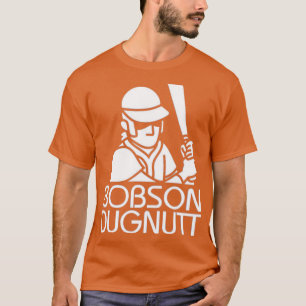Vechtend honkbal bobson dugnutt t-shirt