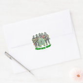 VECHTEND IRISH-1 RONDE STICKER (Envelop)