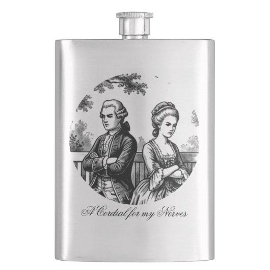 Vechtend Stel Flesje Flacon (Voorkant)