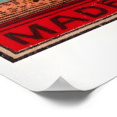 Vechtende Hanen - Matchbox Print - Zweden Muur (Hoek)