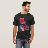 Vechtende Koi vissen T-shirt (Voorkant volledig)