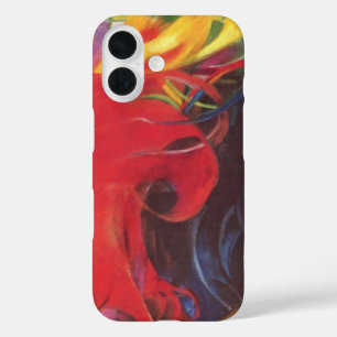 Vechtende vormen van Franz Marc, Vintage Fine Art iPhone 16 Hoesje