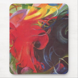 Vechtende Vormen van Franz Marc, Vintage Fine Art Muismat