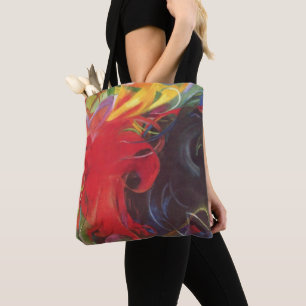Vechtende Vormen van Franz Marc, Vintage Fine Art Tote Bag