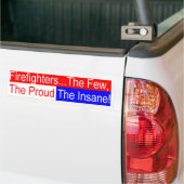 vechter gek bumpersticker (Op Truck)