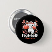 Vechters Leukemie Bewustzijn Grappige Boksen Olifa Ronde Button 5,7 Cm (Voorkant /achterkant)