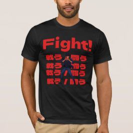 Vechters met 90s Retro Anime Stijl T-shirt