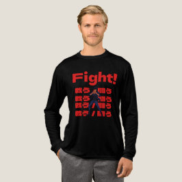 Vechters met 90s Retro Anime Stijl Tri-Blend Shirt