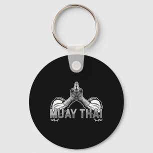 Vechters Muay Thai Sporten Mma Vechtkunsten Thaila Sleutelhanger