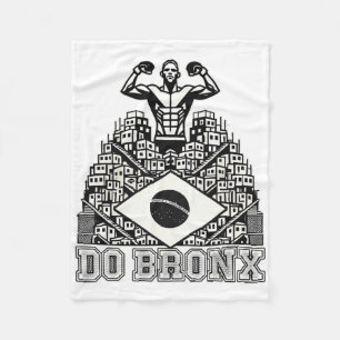 Vechters uit de Bronx Favela Mma Bjj Kickboksen Mu Fleece Deken