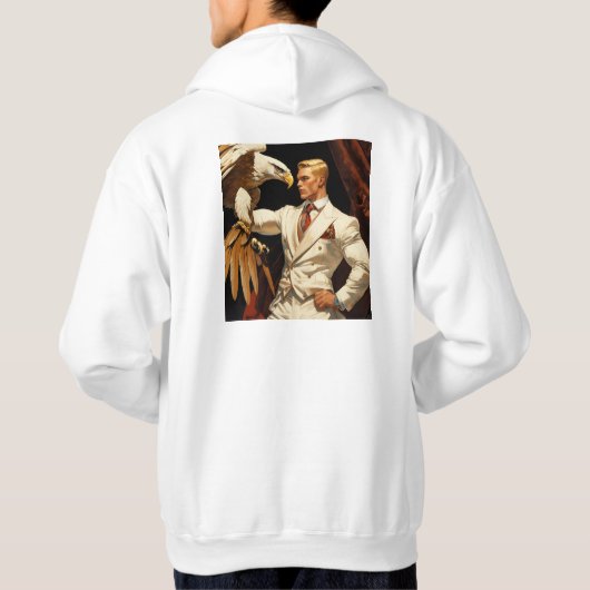 vechtersarend hoodie (Achterkant)