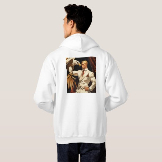 vechtersarend hoodie (Achterkant volledig)