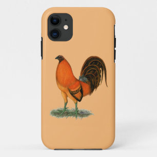 Vechthaankalkoen rode haan Case-Mate iPhone case