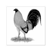 Vechthaankalkoen rode haan zelfinktende stempel (Design)