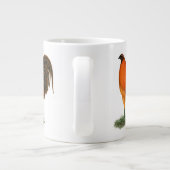 Vechthaantje Ginger Rode Haan Grote Koffiekop (Achterkant)