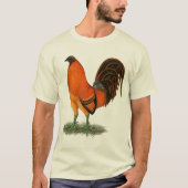 Vechthaantje Ginger Rode Haan T-shirt (Voorkant)