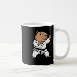 Vechtkunst Capybara Grappig Karate Taekwondo Jiu J Koffiemok