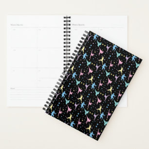 Vechtkunst Karate Abstract Sterren Glitters Planner