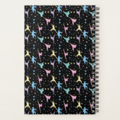 Vechtkunst Karate Abstract Sterren Glitters Planner (Achterkant)
