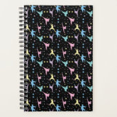 Vechtkunst Karate Abstract Sterren Glitters Planner (Voorkant)