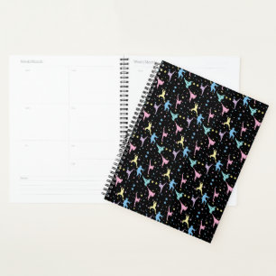Vechtkunst Karate Abstract Sterren Glitters Planner