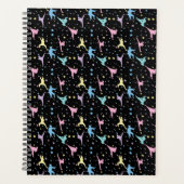 Vechtkunst Karate Abstract Sterren Glitters Planner (Voorkant)