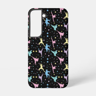 Vechtkunst Karate Abstract Sterren Glitters Samsung Galaxy Hoesje