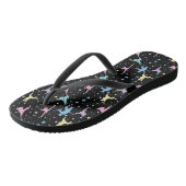 Vechtkunst Karate Abstract Sterren Glitters Teenslippers (Schuin)
