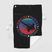 Vechtkunst - Karate Kernwaarden Golfhanddoek (Insitu)