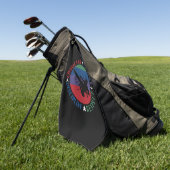 Vechtkunst - Karate Kernwaarden Golfhanddoek (Groen)