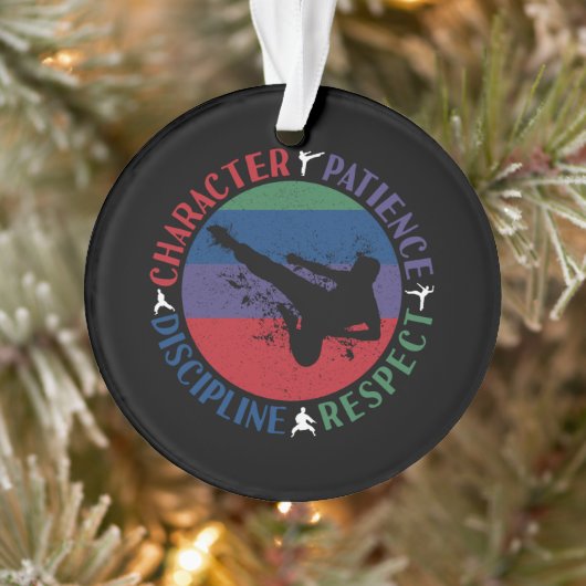 Vechtkunst - Karate Kernwaarden Ornament (Boom)