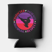 Vechtkunst Kernwaarden - Karate Blikjeskoeler (Voorkant)