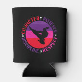 Vechtkunst Kernwaarden - Karate Blikjeskoeler (Achterkant)