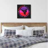 Vechtkunst Kernwaarden - Karate Canvas Afdruk (Insitu (Slaapkamer))