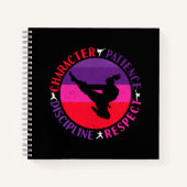 Vechtkunst Kernwaarden - Karate Notitieboek (Voorkant)