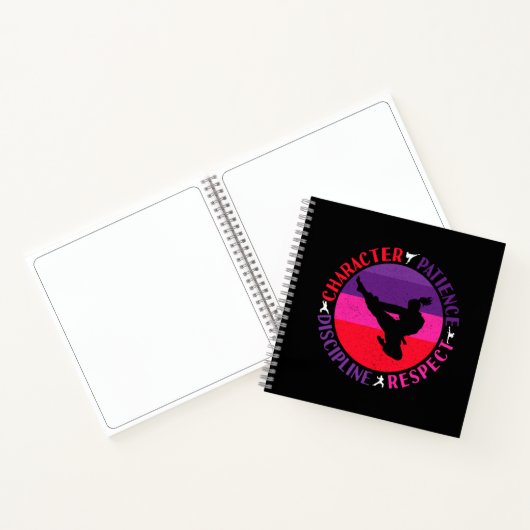 Vechtkunst Kernwaarden - Karate Notitieboek (Binnen)