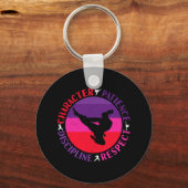 Vechtkunst Kernwaarden - Karate Sleutelhanger (Voorkant)