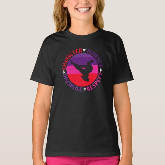 Vechtkunst Kernwaarden - Karate T-shirt (Voorkant)
