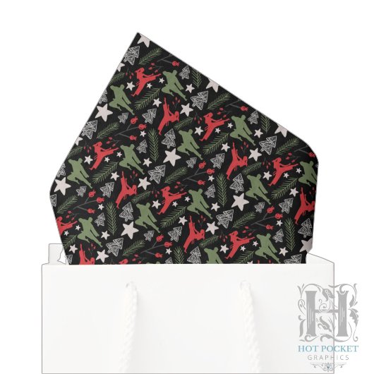 Vechtkunst Kerst Tissue Papier