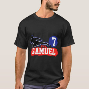 Vechtkunst Ninja Warrior Thema Verjaardag Jongen T T-shirt