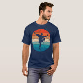 Vechtkunst retro t-shirt (Voorkant volledig)