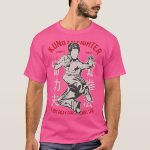 vechtkunsten Kung Fu vechten T-shirt