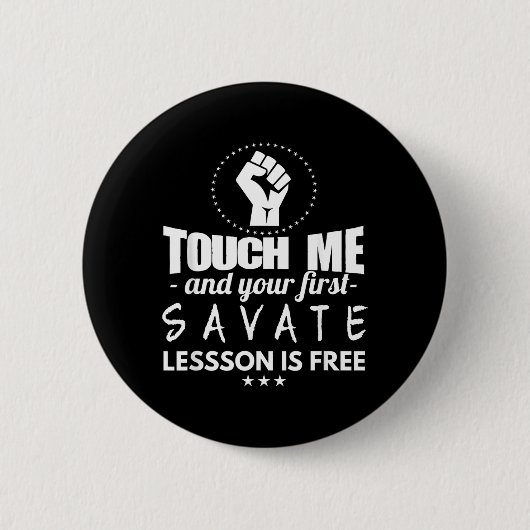 Vechtkunsten Ronde Button 5,7 Cm (Voorkant)
