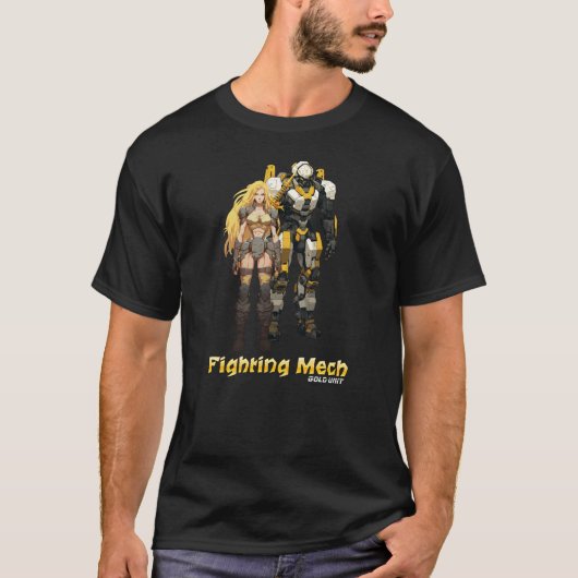 Vechtmachine (Gouden Eenheid) T-shirt (Voorkant)