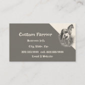  vechtpaard Shoeing Hoof Trimming Visitekaartje (Voorkant)