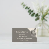  vechtpaard Shoeing Hoof Trimming Visitekaartje (Staand voorkant)